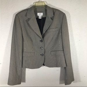 LOFT Ann Taylor Houndstooth Blazer size 10